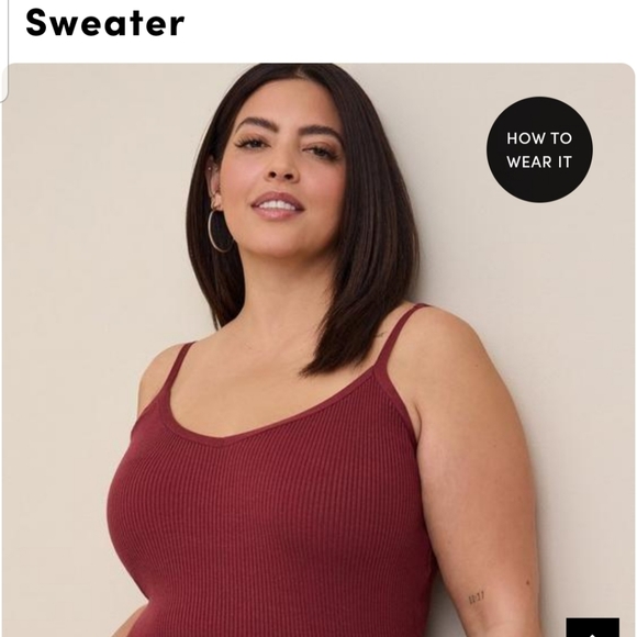 NWT BUNDLE Fitted Ribbed Sweater & TWO cami set - Picture 5 of 16